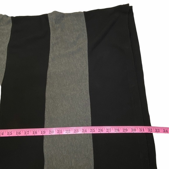 Nautica Sportswear Y2K Sailing Rugby Stripe Polo Shirt Mens Gray Black XL Retro - Picture 9 of 9